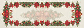 Trilho de Mesa Estampado Natal Green Red Verde Vermelho 46cm x 1,43cm - Ela Decora